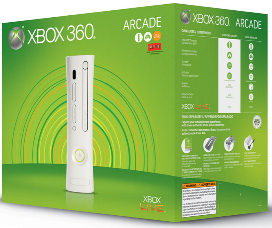 Xbox 360 Pro, Elite and Arcade