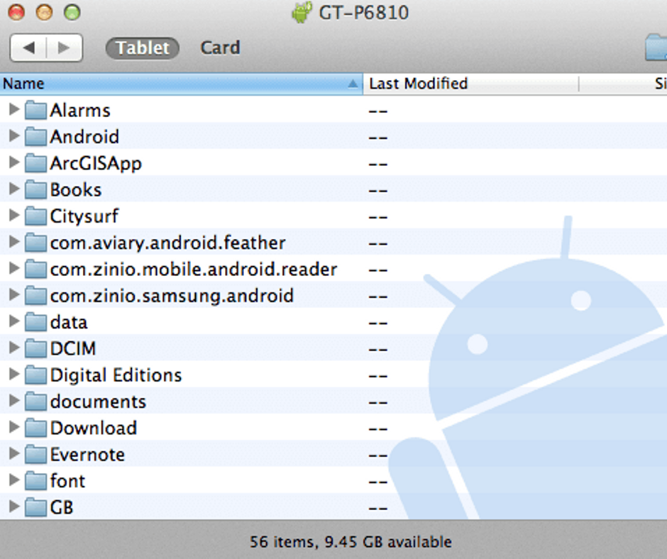 Android to Mac Files Transfer