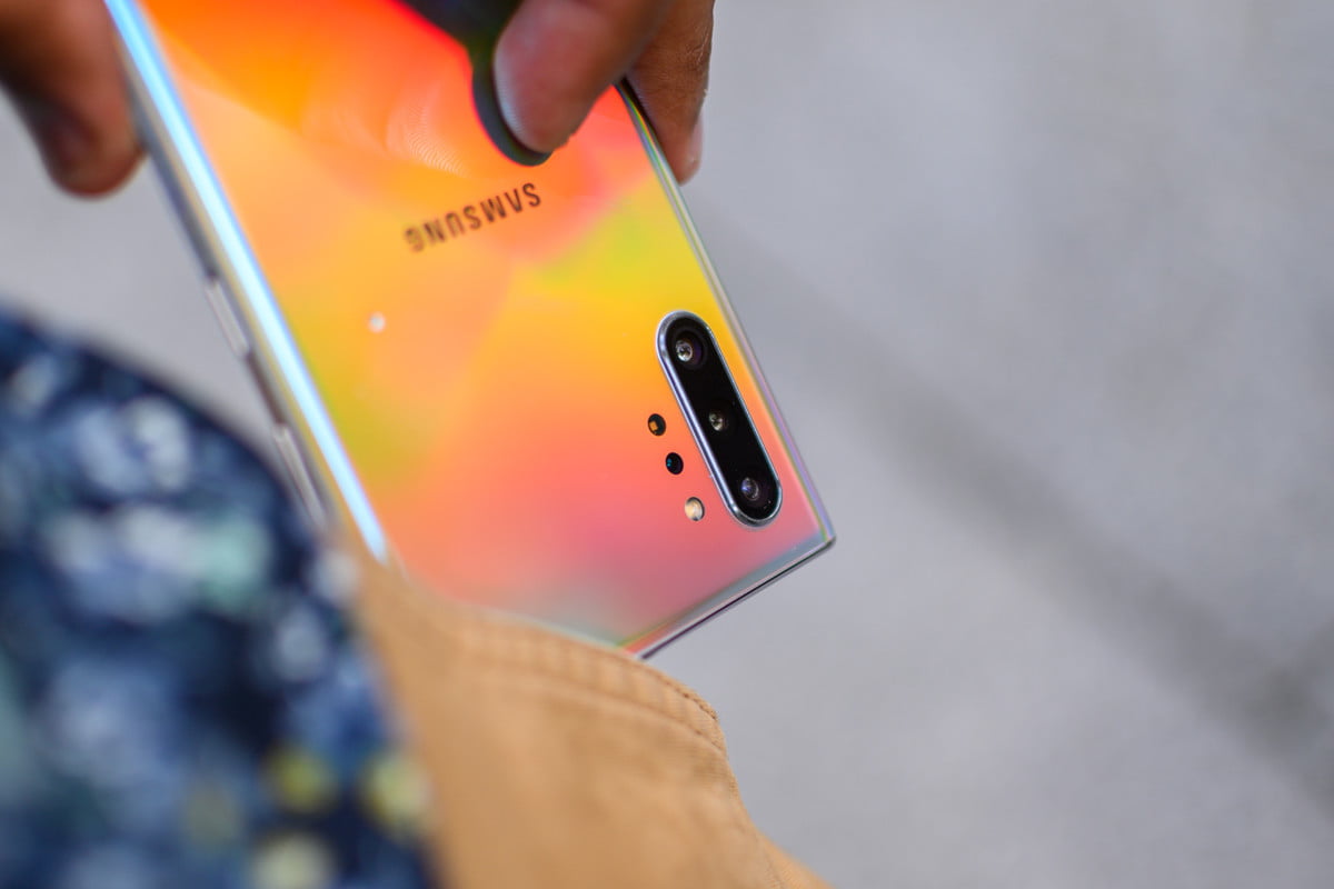 Samsung galaxy note 10 plus glass back