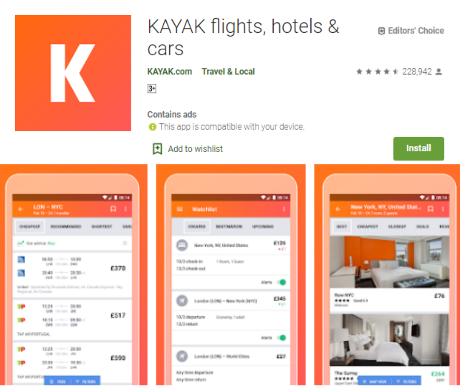 How to Find Cheapest Flight Tickets for International Travel in android apps