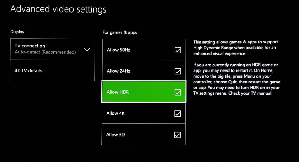 Picture Settings