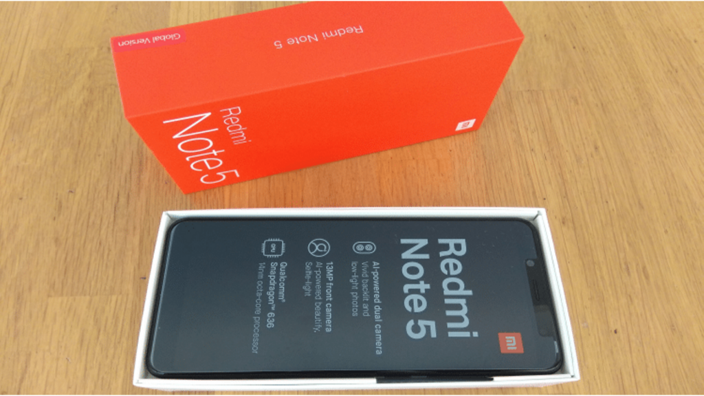 Redmi note 5 Desing