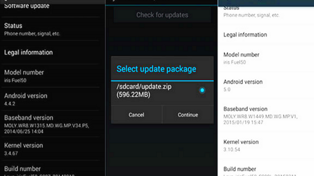 update package