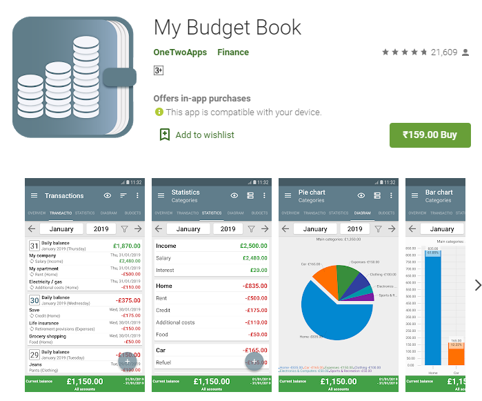 My Budget Book