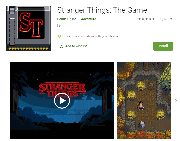 Best Adventure Games For Android - Stranger Things: The Game