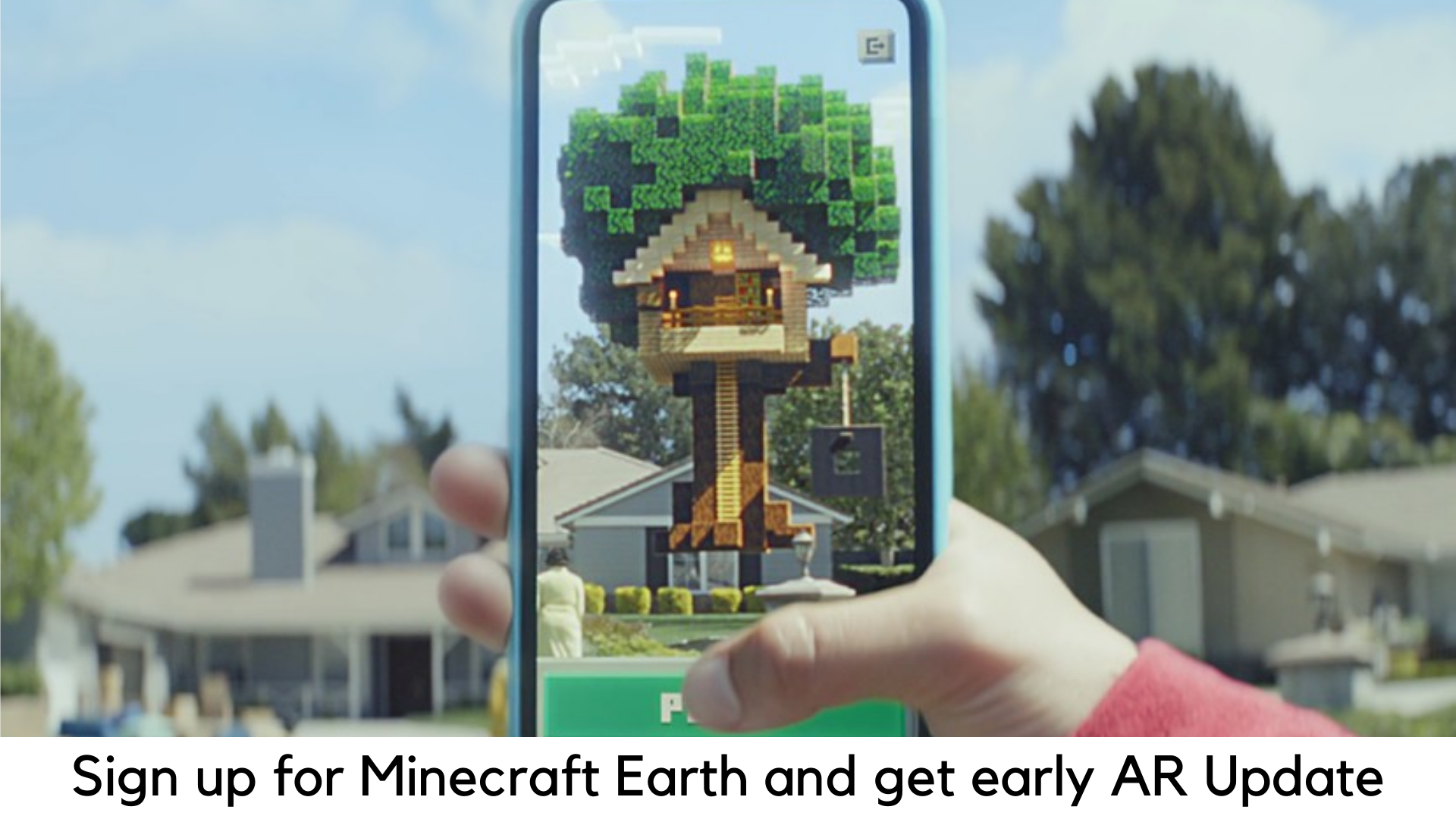 How to sign up for Minecraft Earth