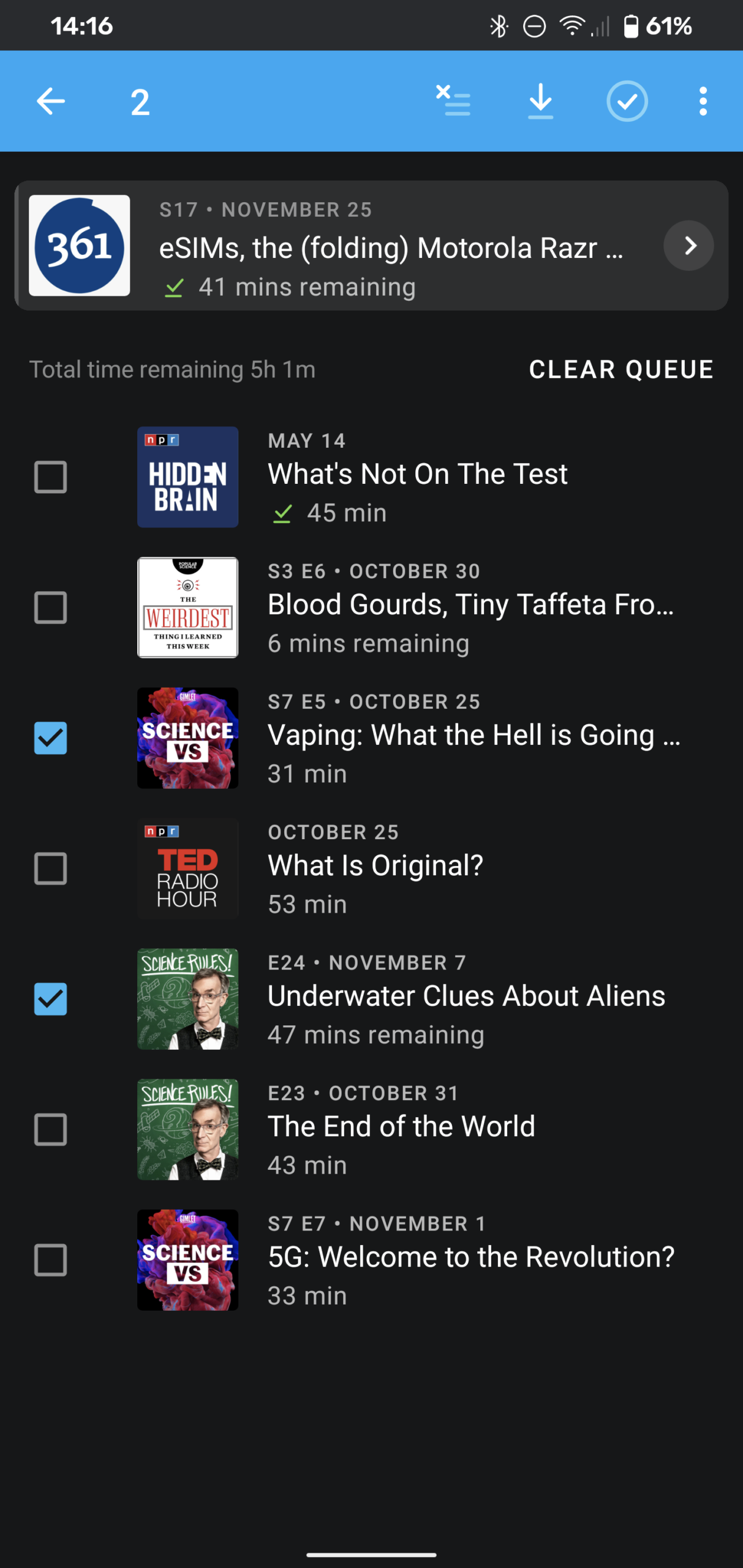 Pocket Casts 7.6