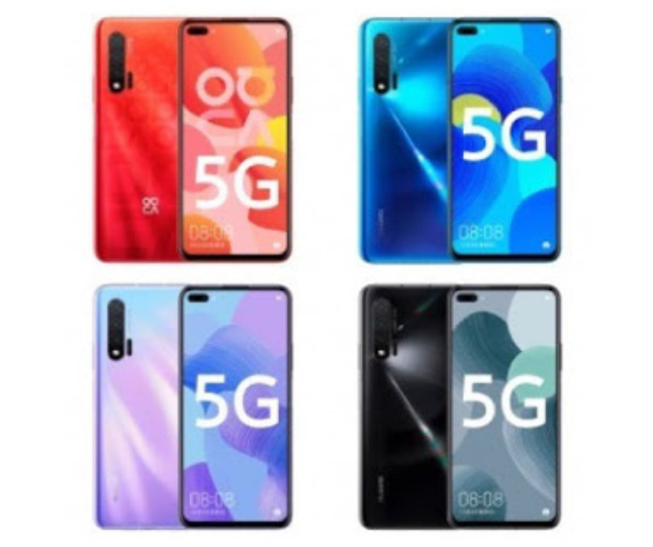 Huawei Nova 6 Color options