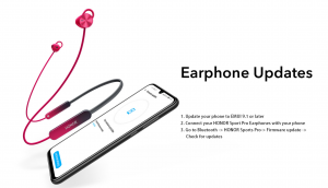 Honor Sport Pro Updates