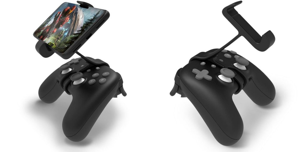 Stadia controller phone mount
