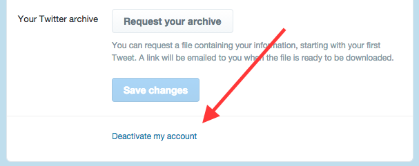 How To Delete A Twitter Account