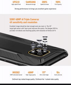 Doogee S95 Pro camera