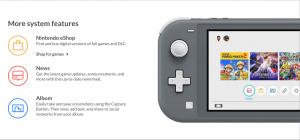 Nintendo Switch Lite Features System