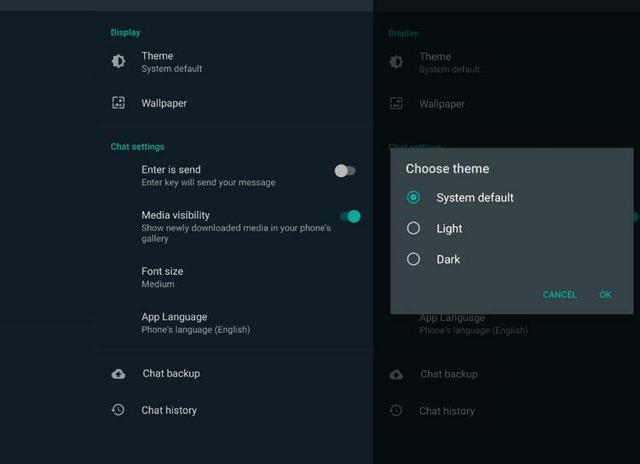 Enjoy The New Dark Mode On Whatsapp Rolling Out From Today