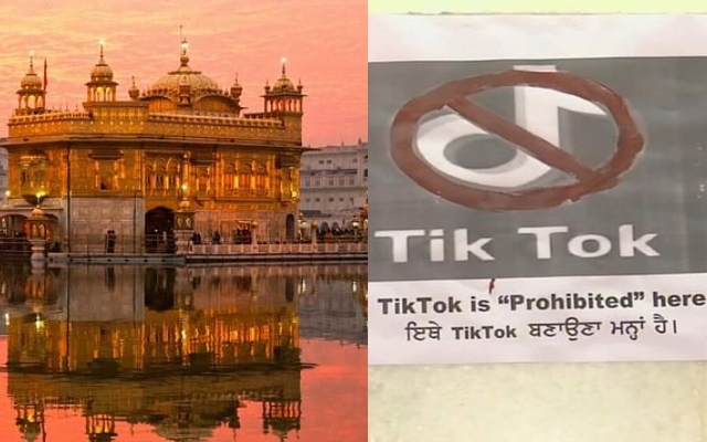No TikTok inside Golden Temple