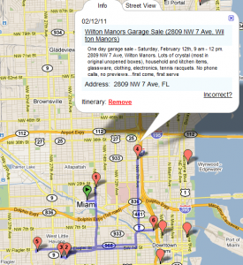 Yard Sale Treasure Map