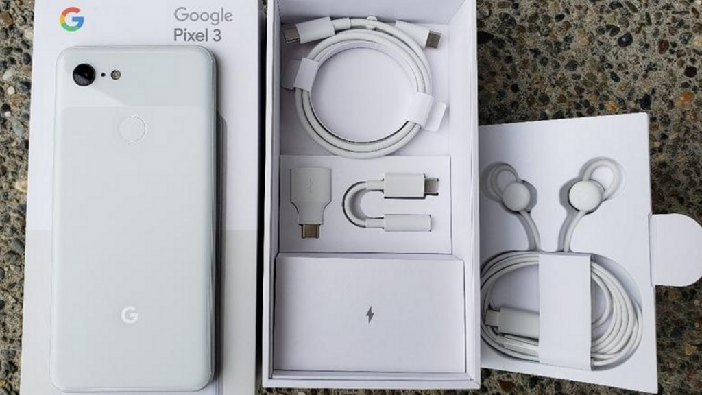 Google Pixel 3A In-box contents
