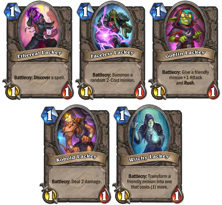 Hearthstone Rise of Shadows Cards