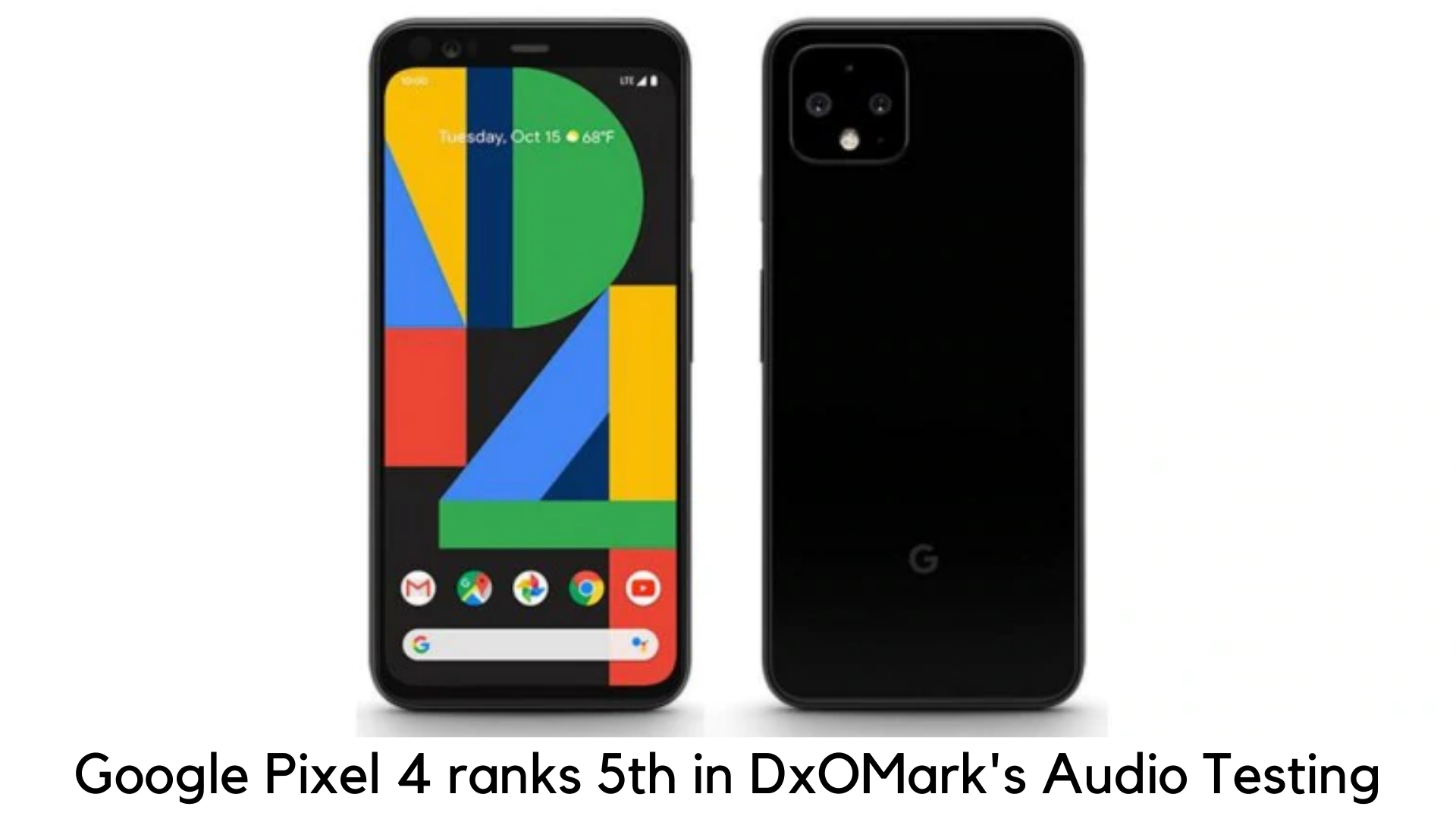 Google Pixel 4 earns 5th position in DxOMark's audio ranking